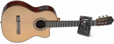 Angel Lopez Konzertgitarre - C 1418 CFi - 4/4, Fichtenmassivdecke & Tonabnehmer 