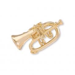 Anstecker gold - Flügelhorn 