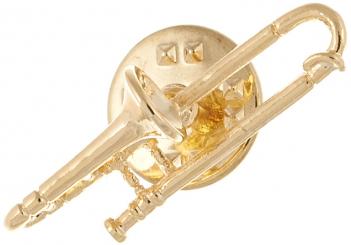 Anstecker gold - Posaune 