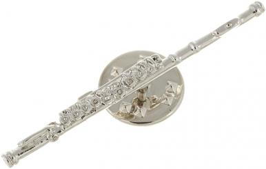 Anstecker gold - Querflöte 