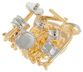 Anstecker gold - Schlagzeug 