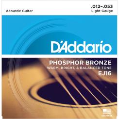 D`Addario Westerngit. EJ16 - 012 Phosphor Bronze 