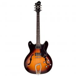 Hagstrom E-Gitarre - Viking II - tobacco  
