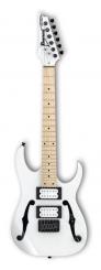 Ibanez E-Gitarre Micro PGMM31 - Paul Gilbert, weiss 3/4 