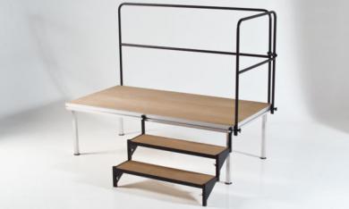 Vermietung Sonstiges - Steckfusspodest - Schutzgeländer 200x100cm 