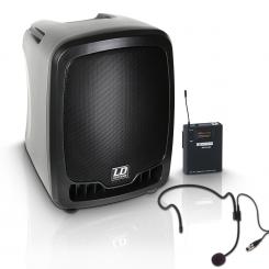 LD Systems Roadboy 65 - Mobiler PA Lautsprecher mit Headset 