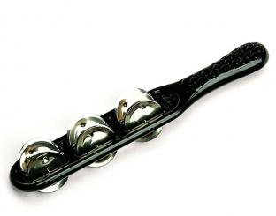 Nino Hand Percussion - Schellenstab schwarz 