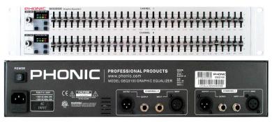 Phonic GEQ-3100 Equalizer EQ 