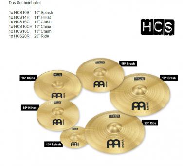 Meinl Becken - HCS - Beckenset , 6-teilig 