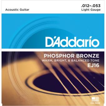D`Addario Westerngit. EJ16 - 012 Phosphor Bronze 