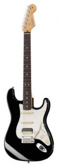 Fender E-Gitarre - American Standard HSS, black / rw 