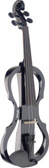 Stagg E-Geige mit Vorverstärker, schwarz 